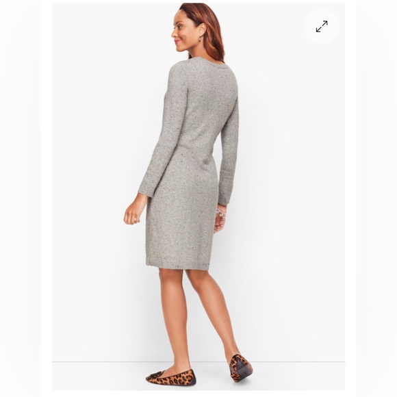 Elegant Gray  Women's Dress - Picture 3 of 4